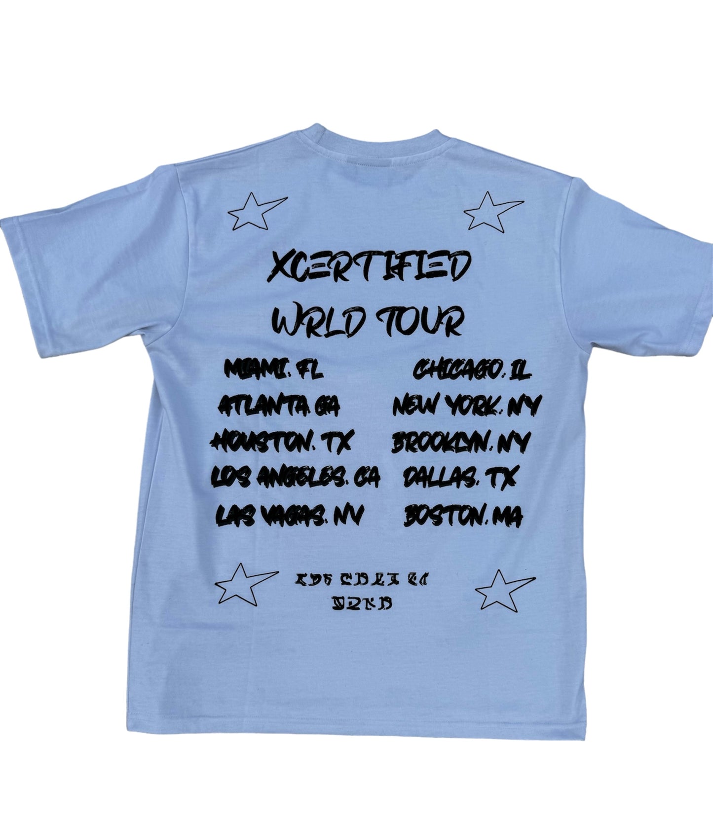 BLACK WRLD TOUR TEE-SHIRT