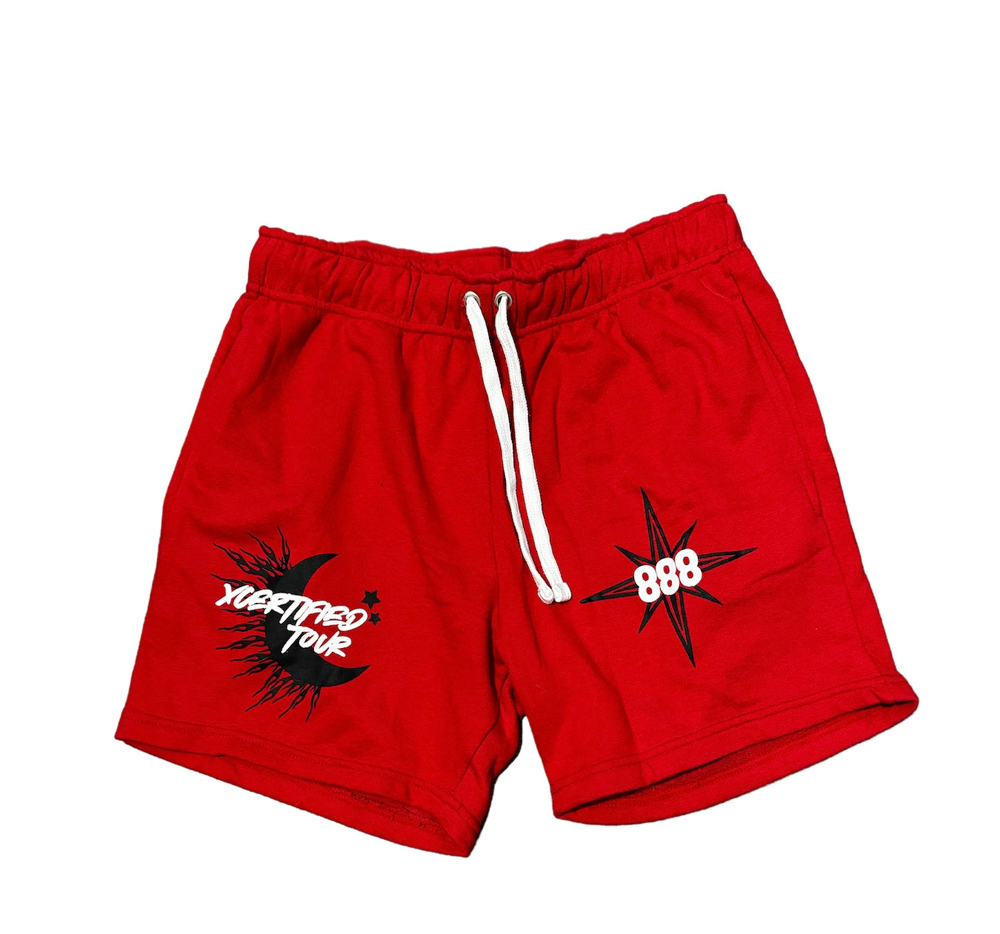 RED WRLD TOUR SHORTS